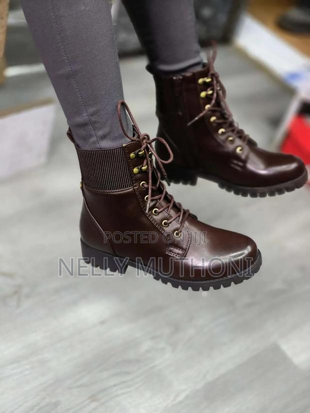 Black Chunky Ankle Boots Size 37-41 Free CBD Delivery - thumbnail 3
