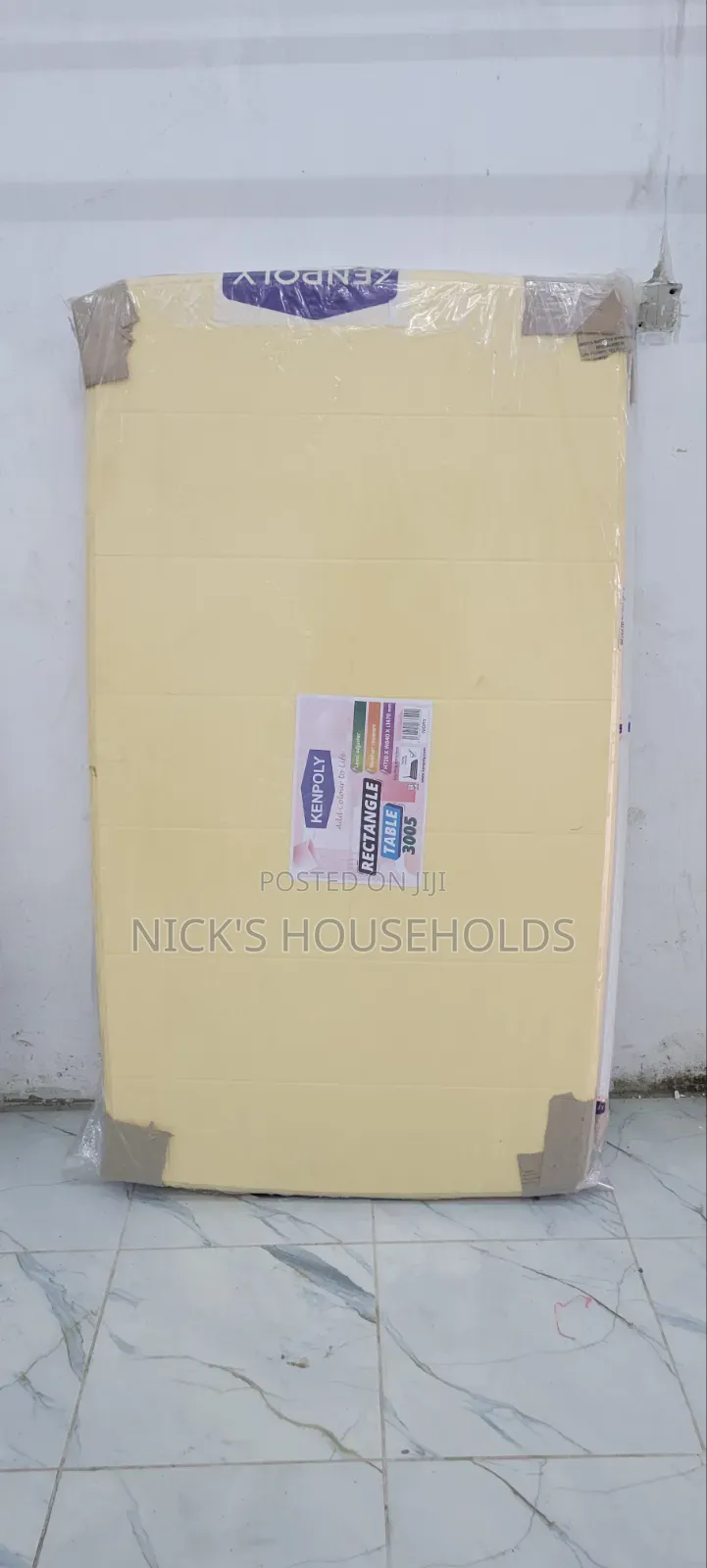 Cream Kenpoly Plastic Table/ Quality Plastic Table