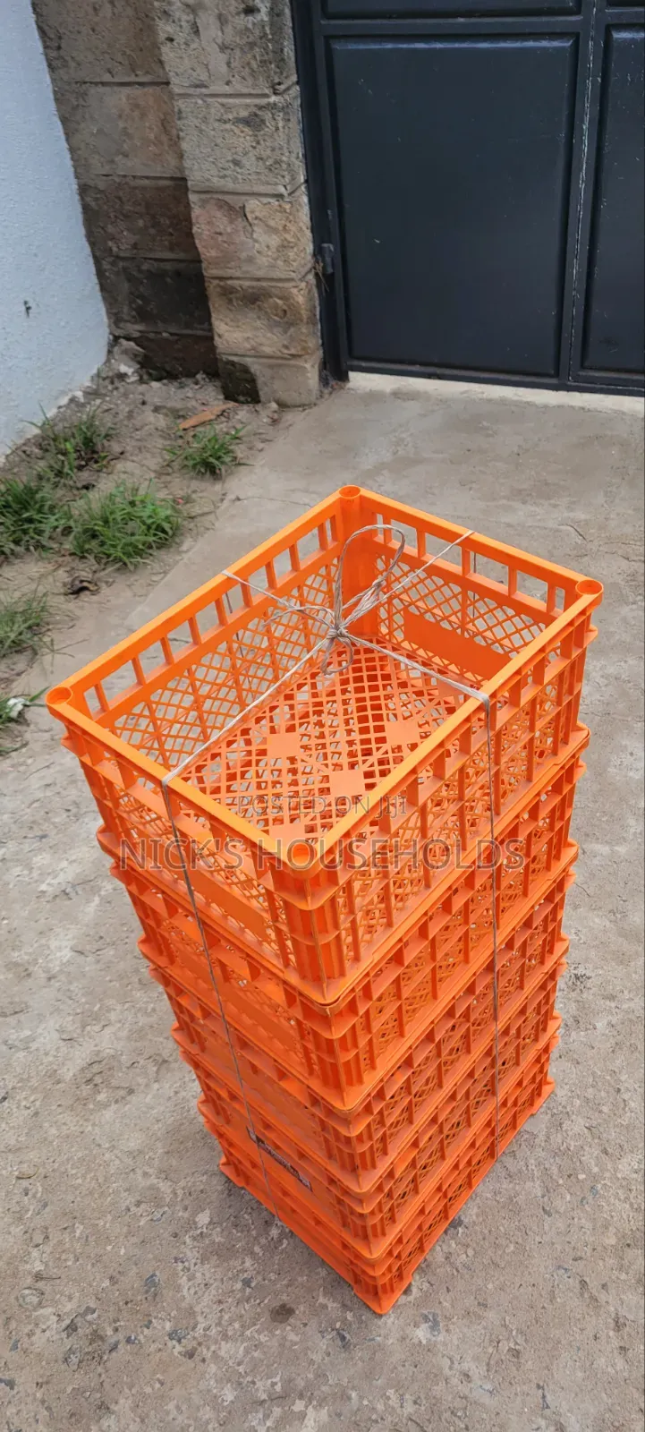 Orange Plastic Crate, Small Size Crates