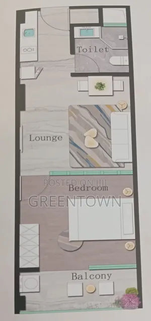 1bdrm Apartment in Wood Garden Road Off for sale