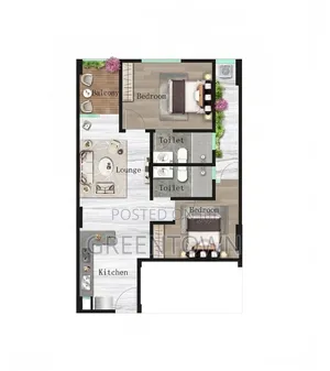 2bdrm Apartment in Kilimani Nairobi, Hurlingham for sale