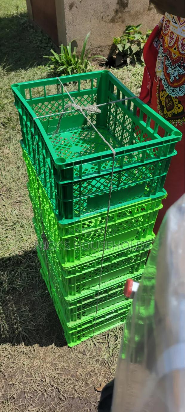 Small Green Crates, Plastic Crate ,Crates