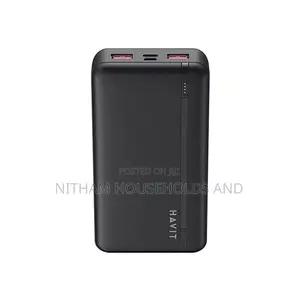 Havit 20,000mah 22.5w Fast Charging Power Bank – Pb92