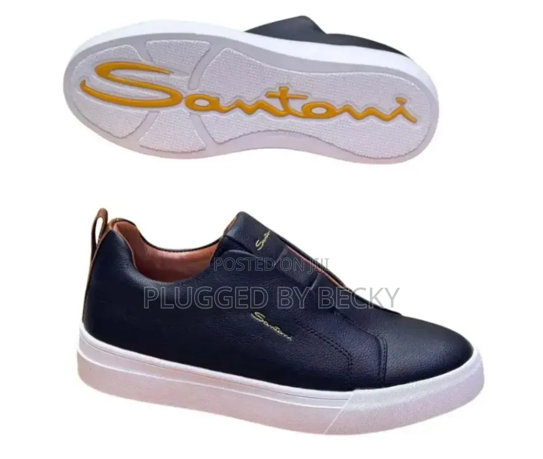Santoni Milano 
(Coffee Navy White ) 
Laceless 
40-45 Boxed