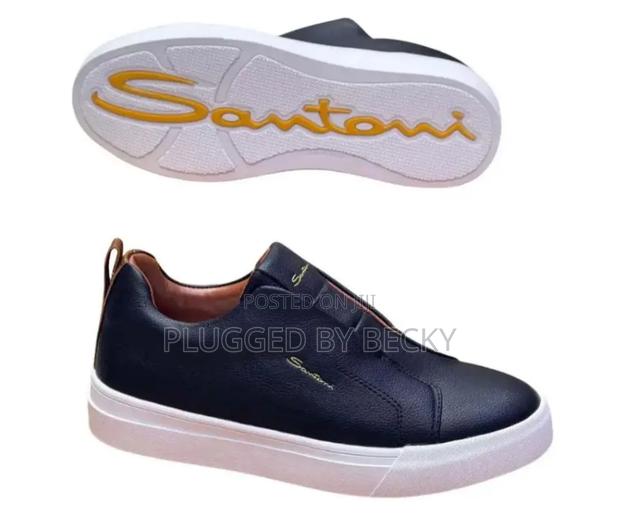 Santoni Milano 
(Coffee Navy White ) 
Laceless 
40-45 Boxed - thumbnail 2