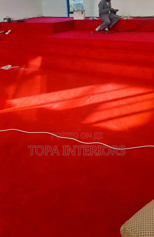 End to End Church Red Carpets for Altar Wall to Wall Flooring Rugs