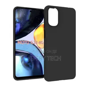 Motorola Moto G22 Soft Silicone Case - Shockproof Tpu Cover, Black