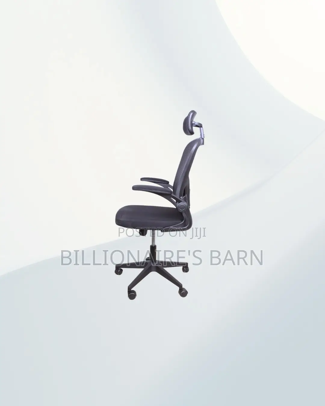 Ergonomic Office Chair Flip Up Arms Adjustable Headrest Kenya Wide