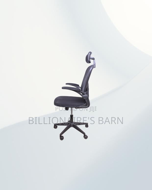 Ergonomic Office Chair Flip Up Arms Adjustable Headrest Kenya Wide