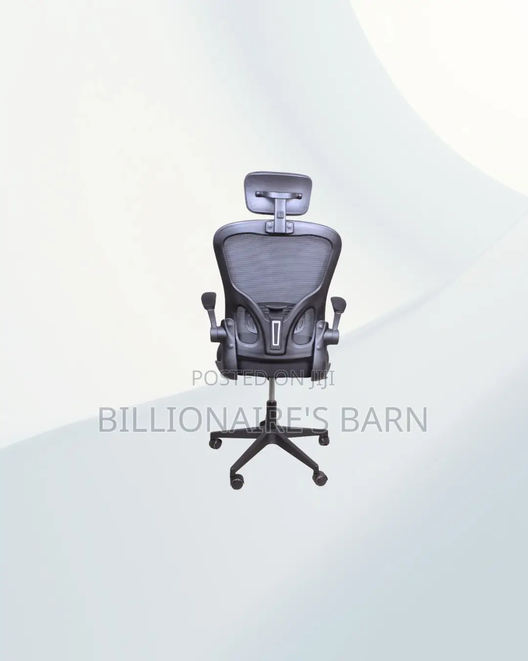 Ergonomic Office Chair Flip Up Arms Adjustable Headrest Kenya Wide