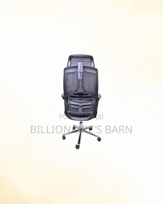 Stylish Mesh Office Chair Headrest Lumbar Support Direct From Store - thumbnail 2