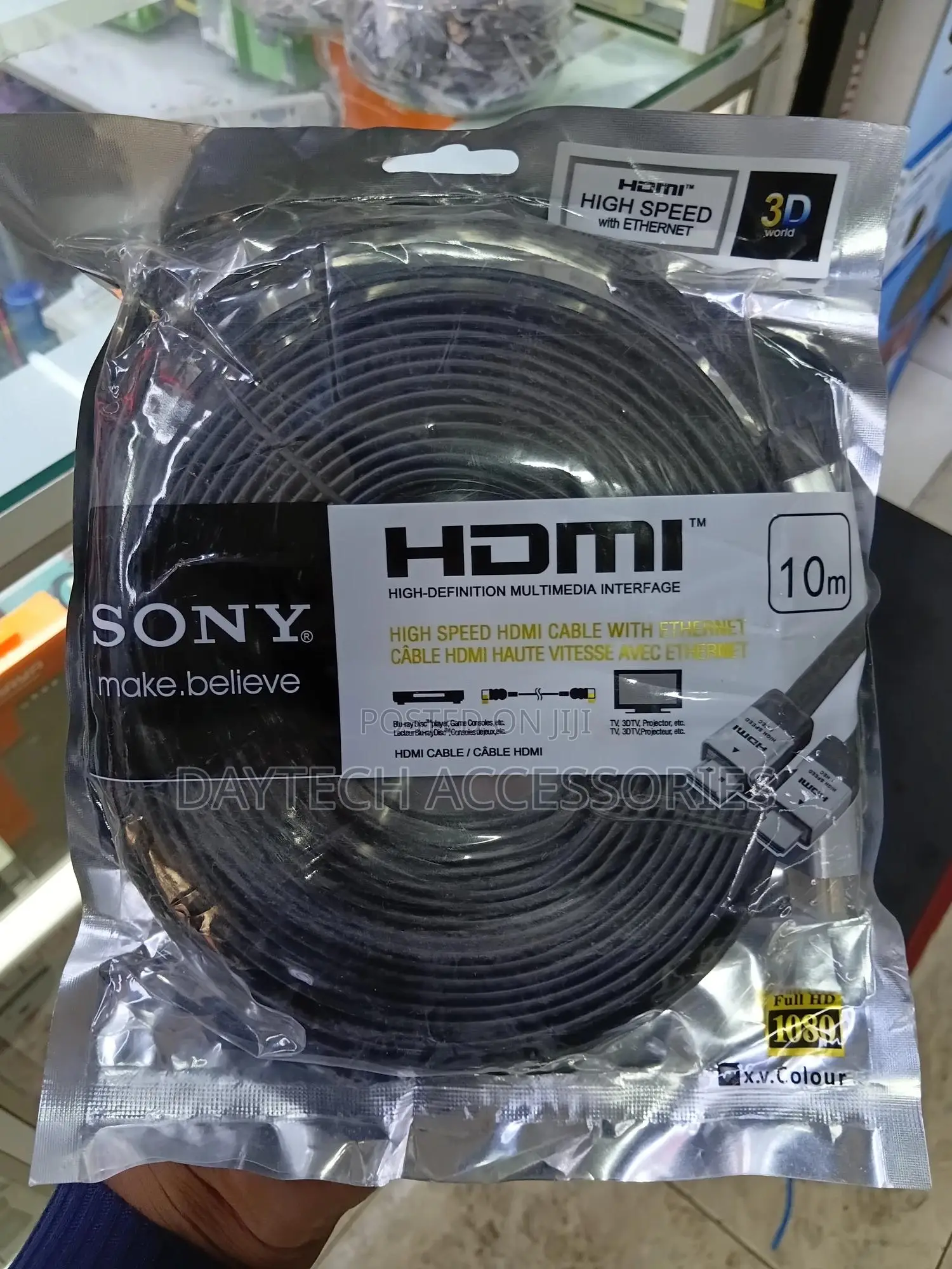Sony 10m Flat Hdmi to Hdmi High Speed Cable.