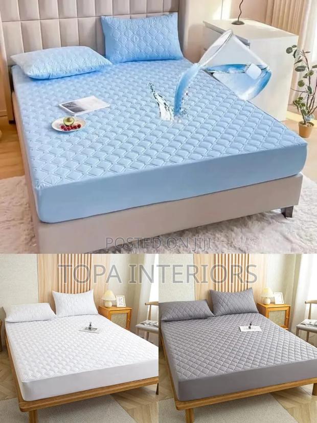 Skin Friendly Fitted Bedsheet Design Waterproof Mattress Protectors
