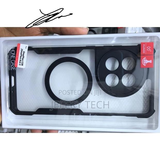 Oneplus 12r Case, Augmented Bumper Clear Hard Back Heavy Duty Shockpr - thumbnail 2