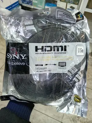 Sony Flat Hdmi to Hdmi High Speed Cable 15 Meters.