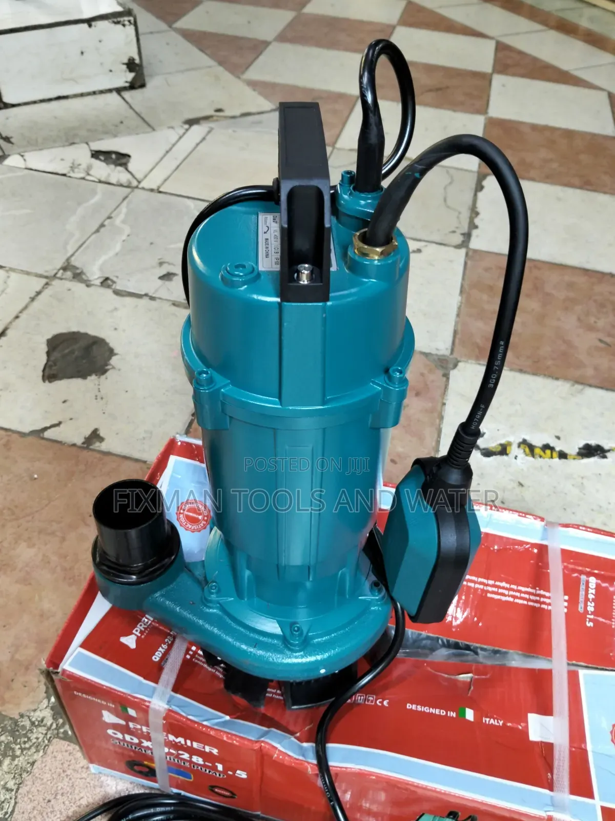 Top Italy Premier Sewage Pump 2 Hp 28 M Head 6000litres/Hour
