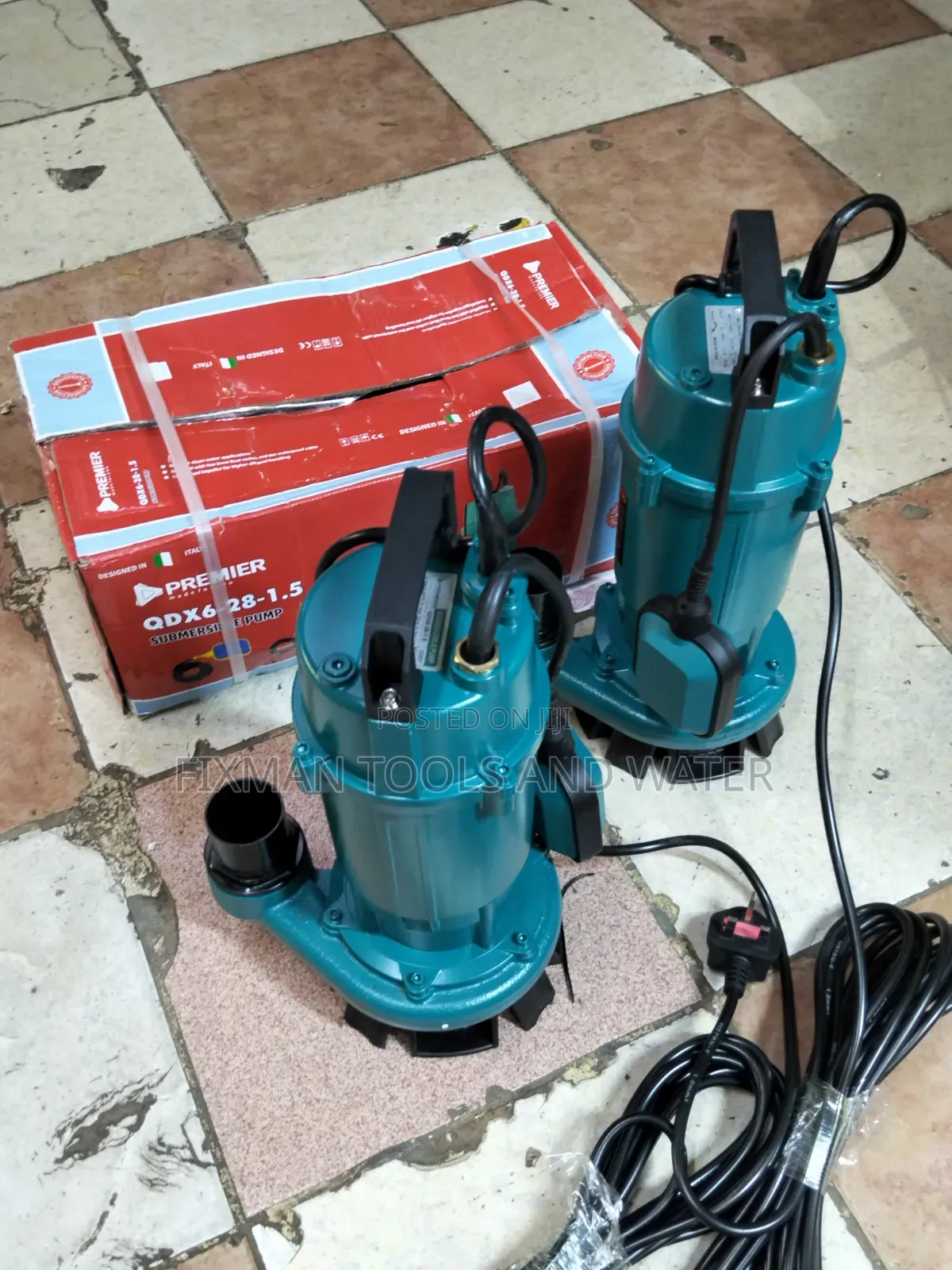 Premier Italy Copper Sewage Pump 2 Hp 28 M Head 1yr Warranty