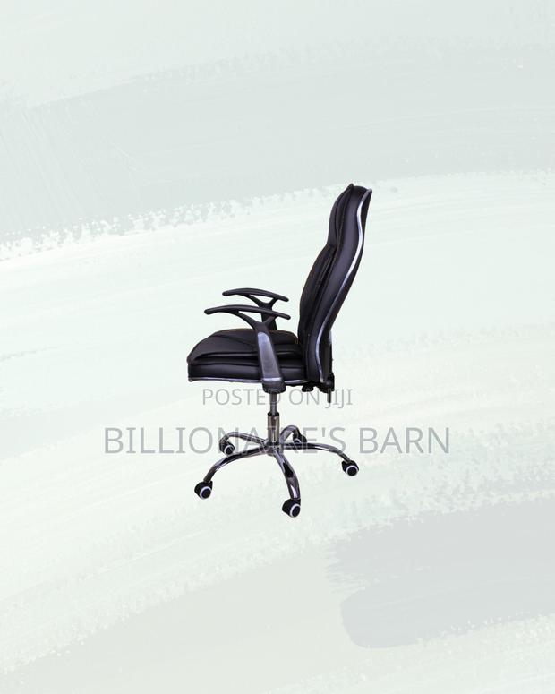New Leather Office Chair High Back Padded Armrests Nairobi Special - thumbnail 2