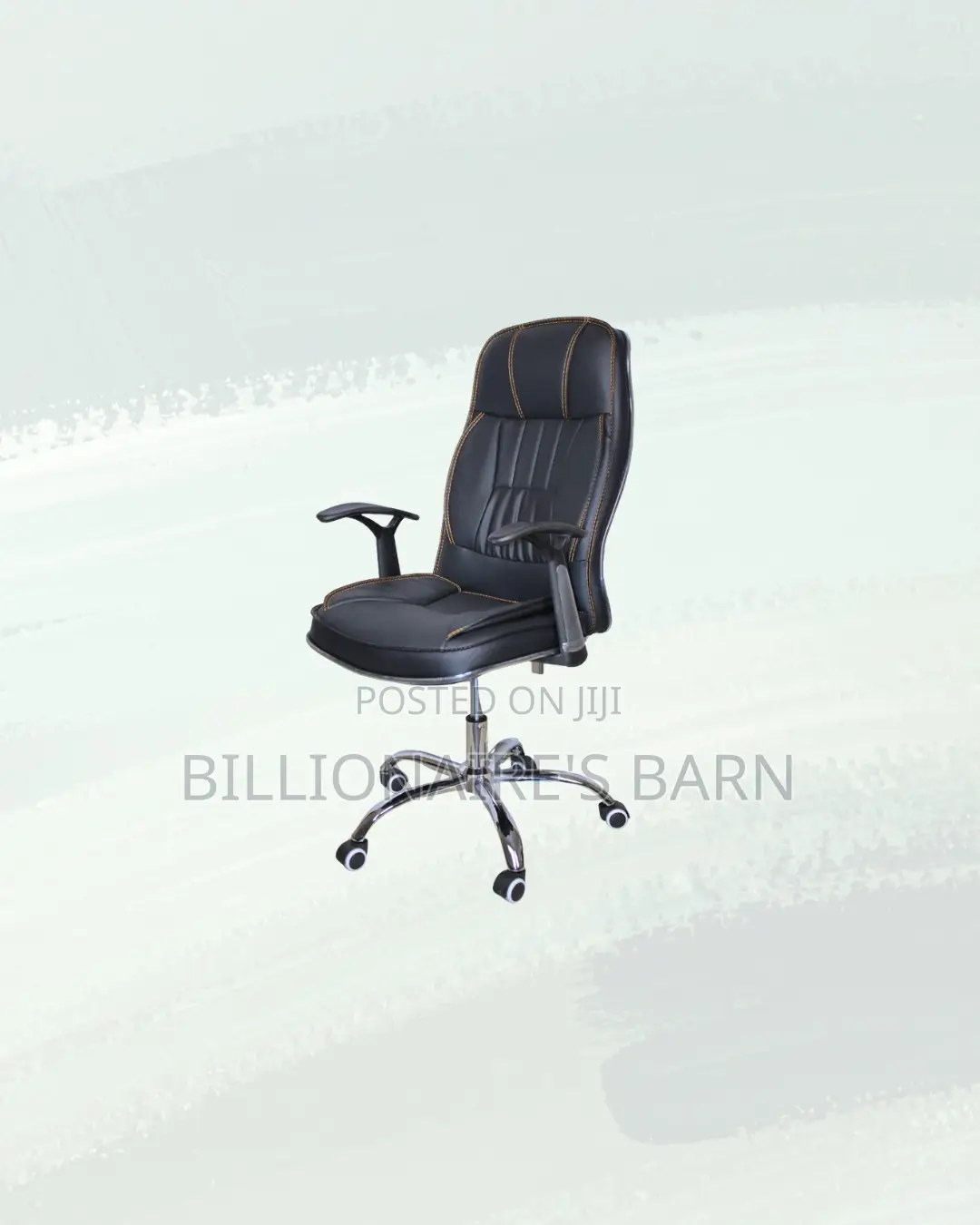 New Leather Office Chair High Back Padded Armrests Nairobi Special