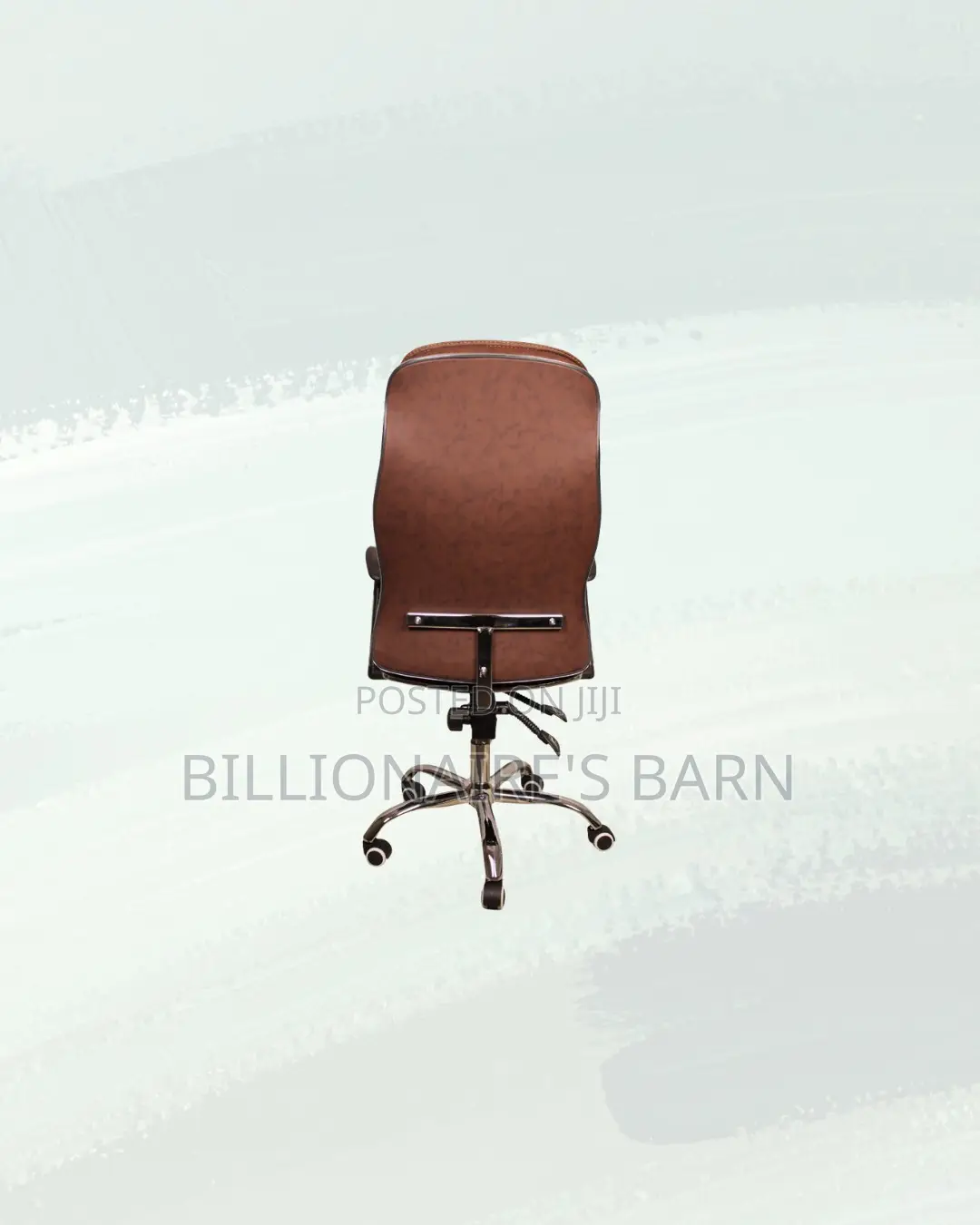 Modern Executive Leather Chair High Back Padded Armrest Now in Stock