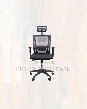 Durable Mesh Office Chair Ergonomic Headrest With Nylon Base Now In