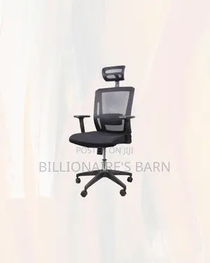 Durable Mesh Office Chair Ergonomic Headrest With Nylon Base Now In