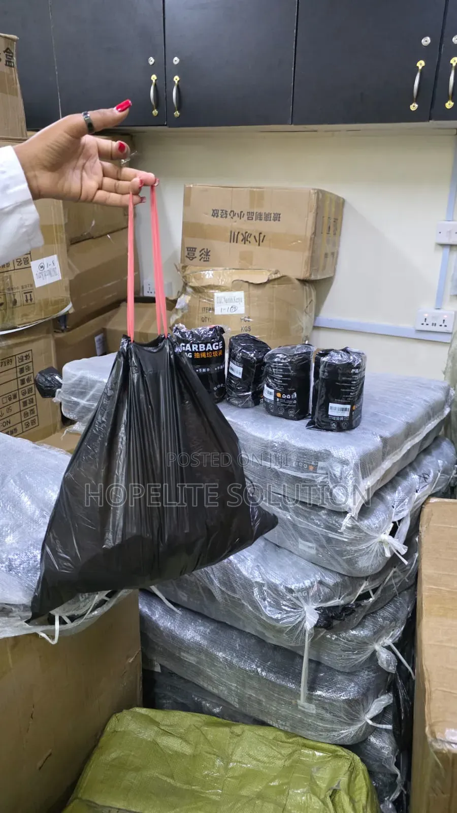 Drawstring Trash Bags