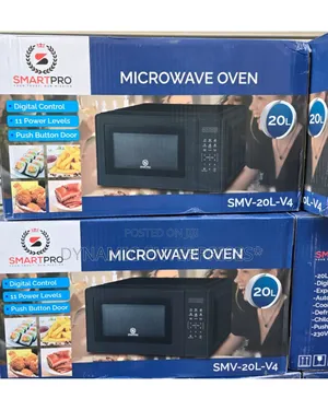 20 Litres Smart Pro Digital Black Microwave