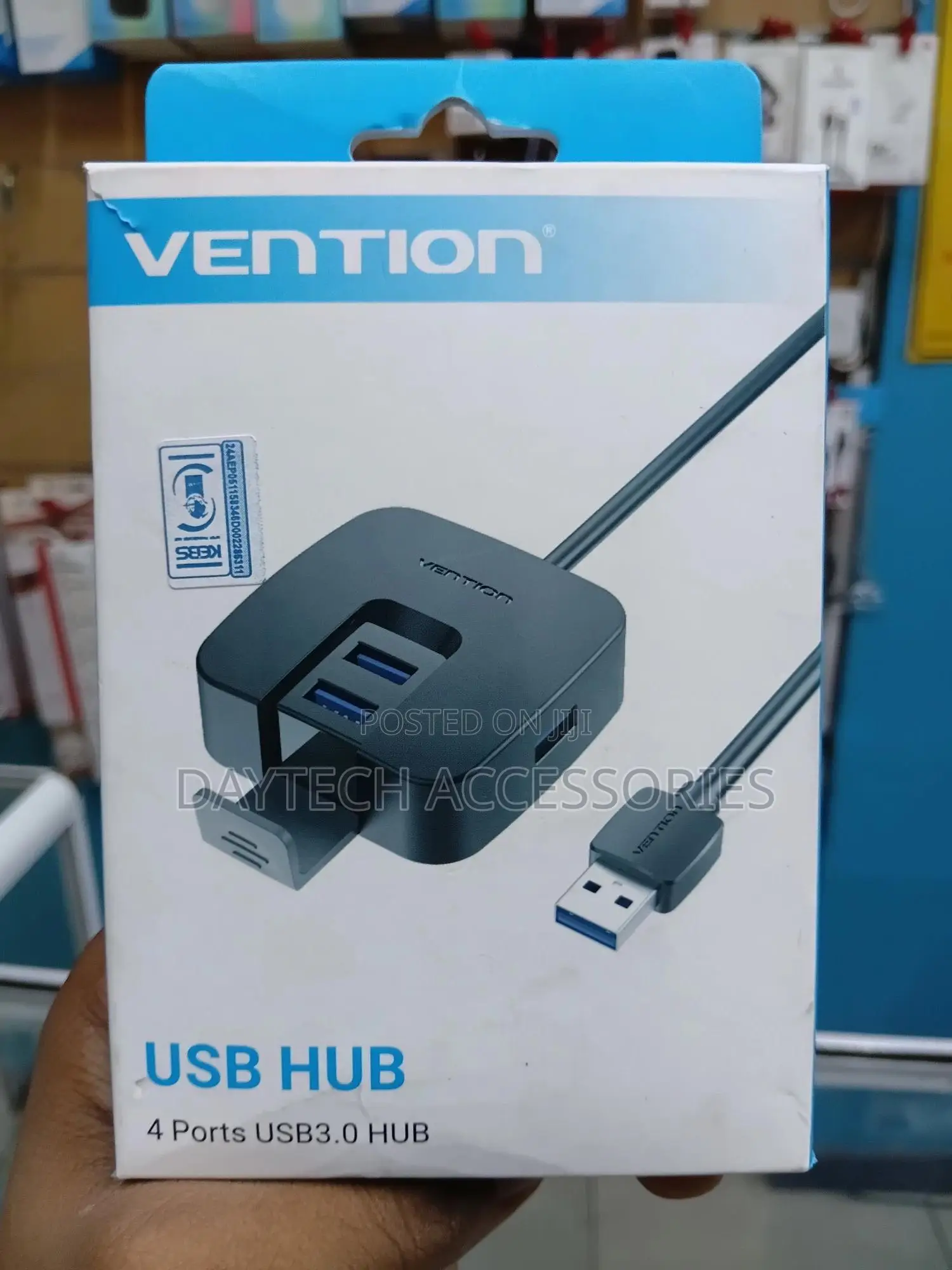 Vention 4 Ports Usb3.0 Hub 0.15m Black 0.15 M