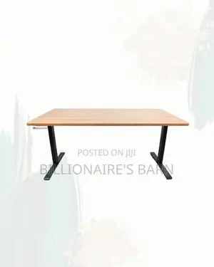 Comfortable Dual Motor Electric Standing Desk Dual Monitor Workspace