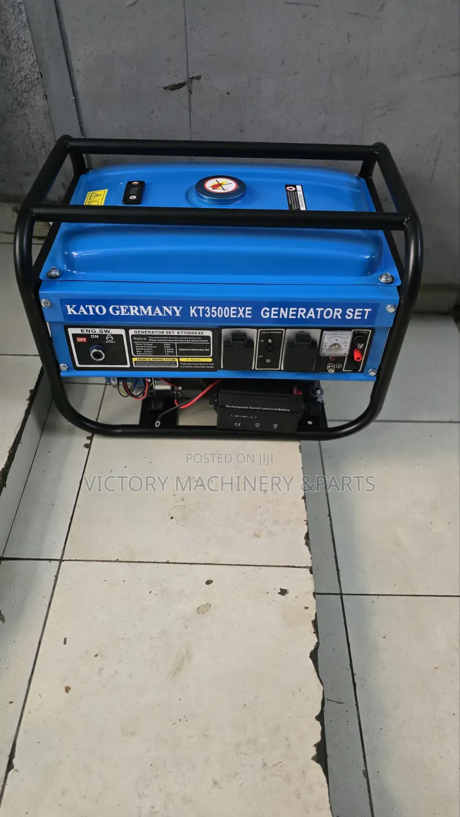 Kato Germany Generator Gasoline Key Start 3.8kva