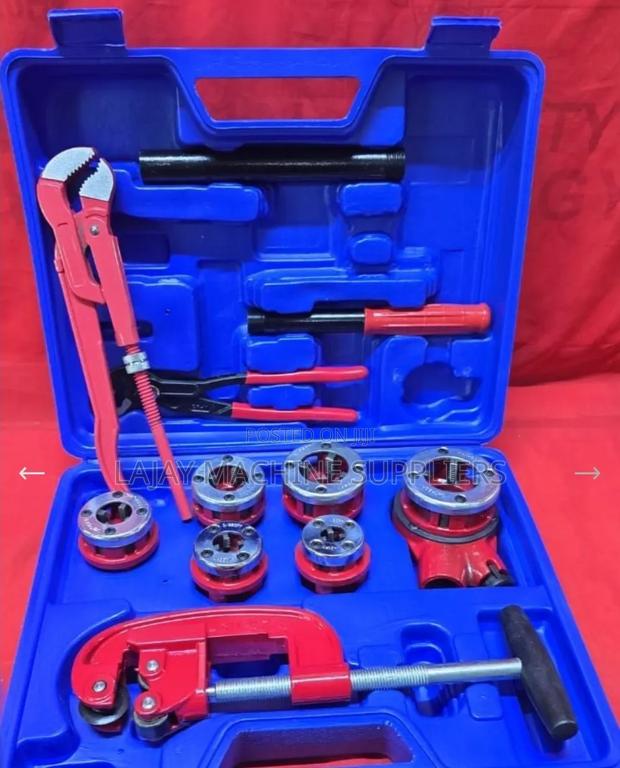 Ratcheting Pipe Threading Tool Set - thumbnail 2