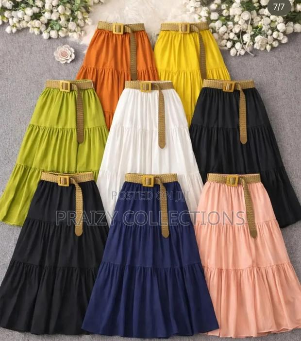Boho Maxi Linen Skirts