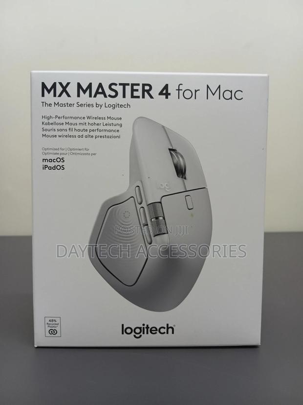 The Logitech Mx Master 4 for Mac - Grey