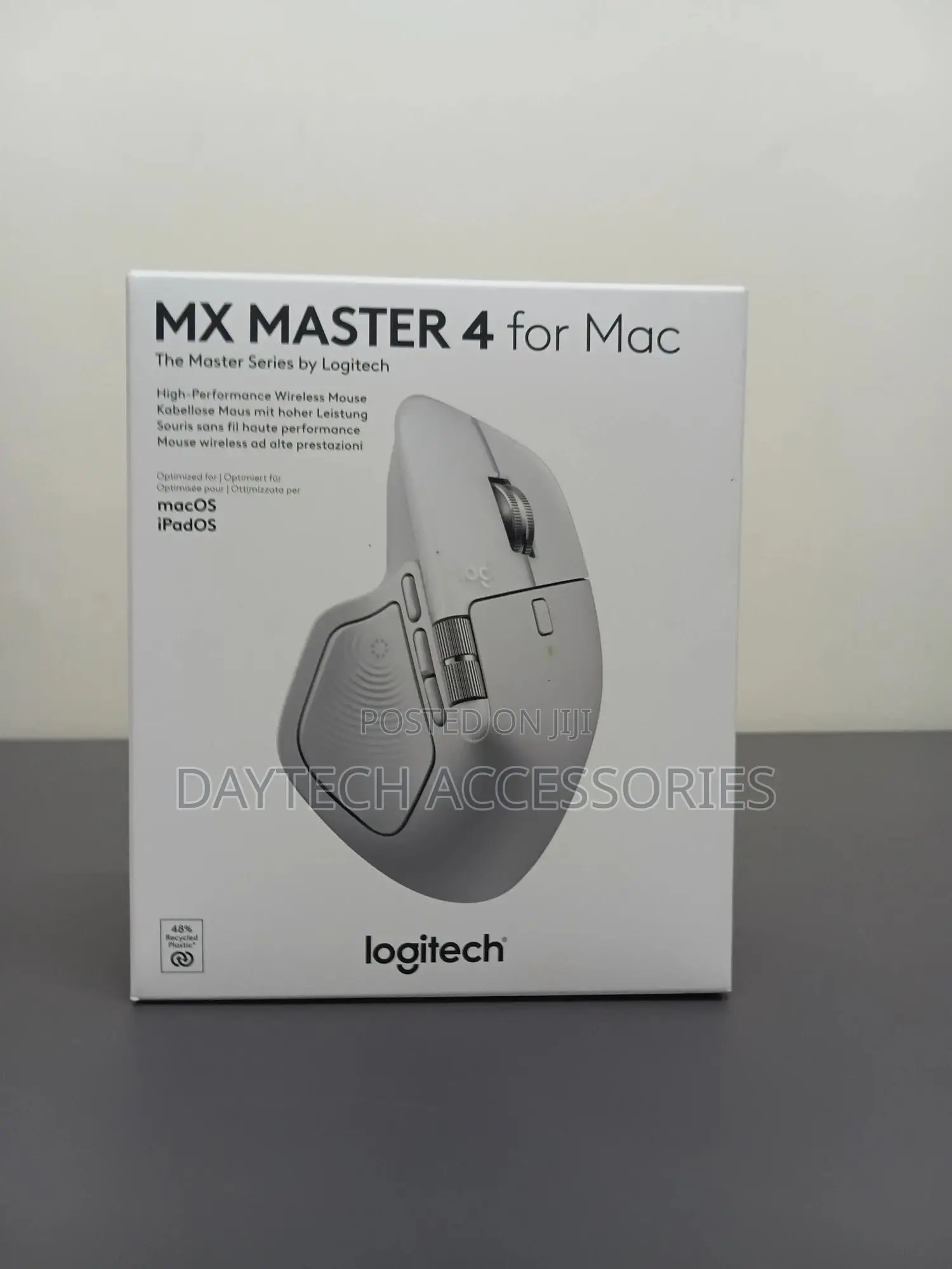 Logitech Mx Master 4 Wireless Mouse for Mac (White Silver)
