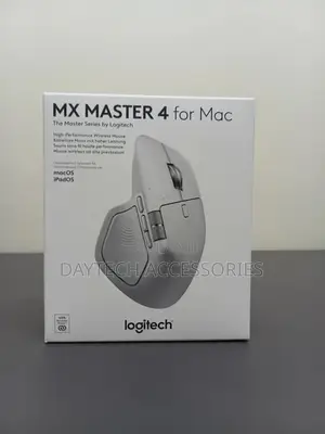 Logitech Mx Master 4 Wireless Mouse for Mac (White Silver)