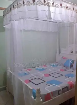 2 Stand ,Two Rail Mosquito Net Curtain
