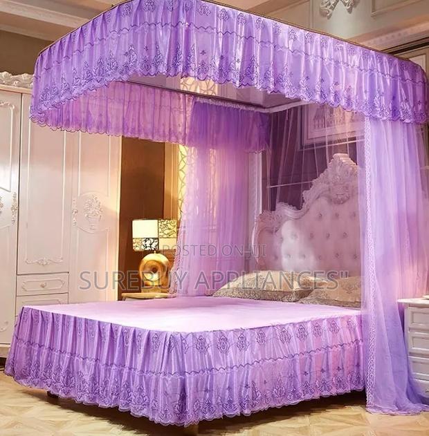 Portable Two Stand Mosquito Net With Smooth Sliding Frame - main view