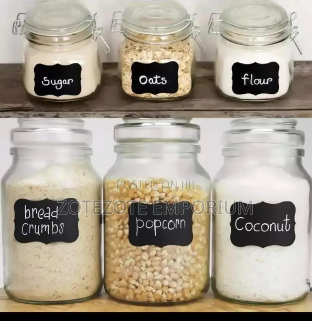 Spice Jars Pantry Labels