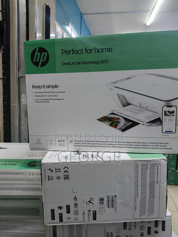 Hp Deskjet 2875 Wireless All-in-One Printer