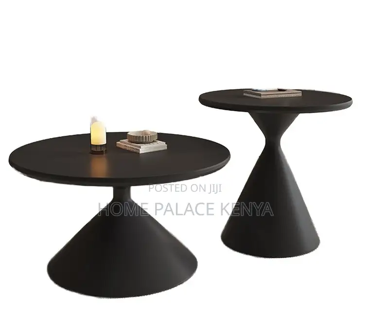 Coffee Table: Luxury Wooden Round Coffee Table