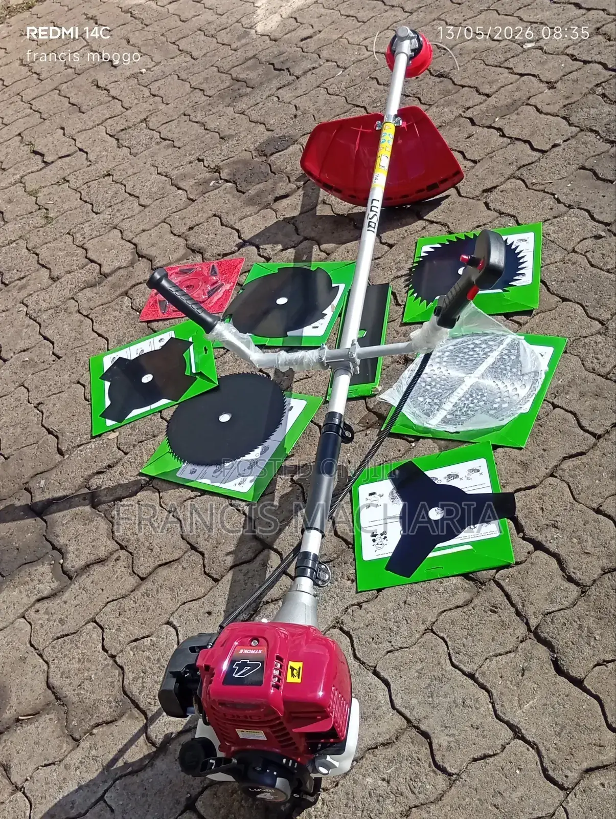 8 Cutting Blade Brush Cutter Machine
