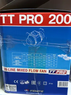 Heavy Duty Extractor Fan Tt200