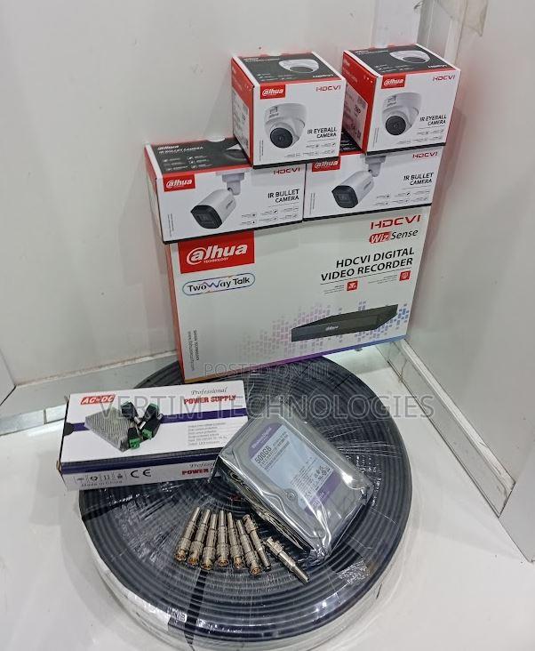 Dahua CCTV Security Cameras / Dahua 4 Channel Kit