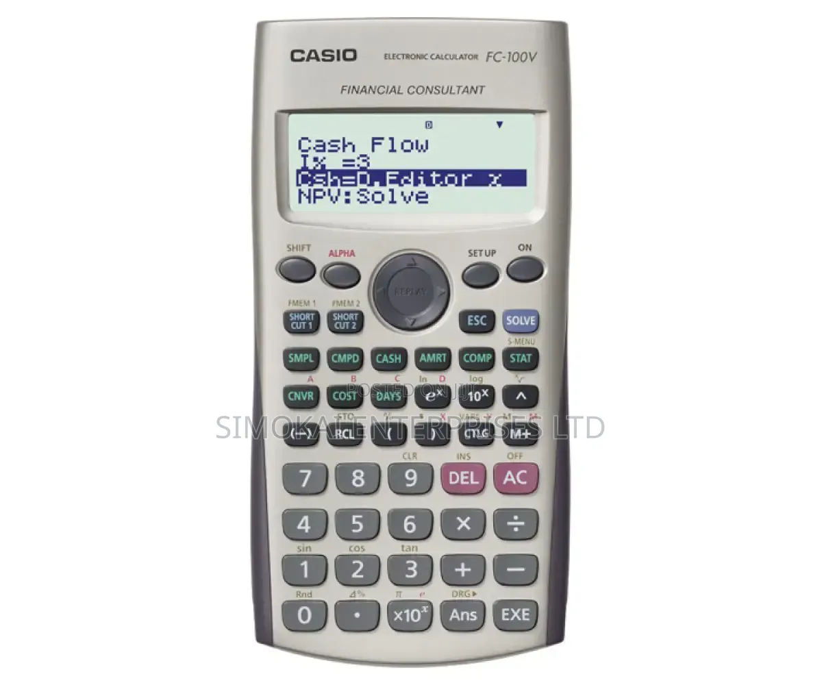Casio Fc-100v 10-Digit Calculator for Students and Professionals