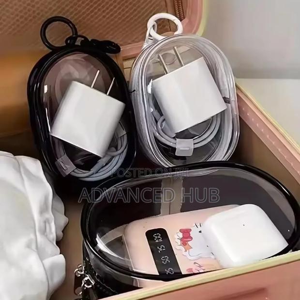 Portable Mini Clear Charger Storage Bag - thumbnail 4