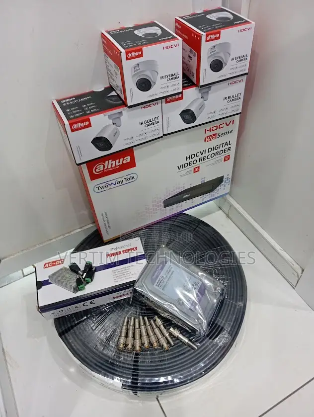 8 CCTV Camera Installation Full Kit With 8 1080p Cameras