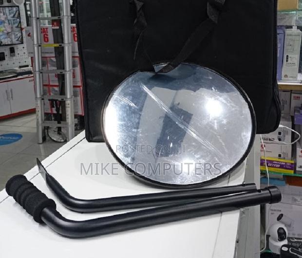 Vehicle Under Search Inspection Mirror With Led Ligh