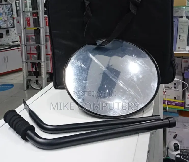 Vehicle Under Search Inspection Mirror With Led Ligh