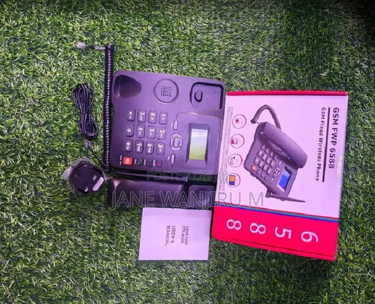 Quality Dual Sim Gsm Desk Phone Fwp 6588
